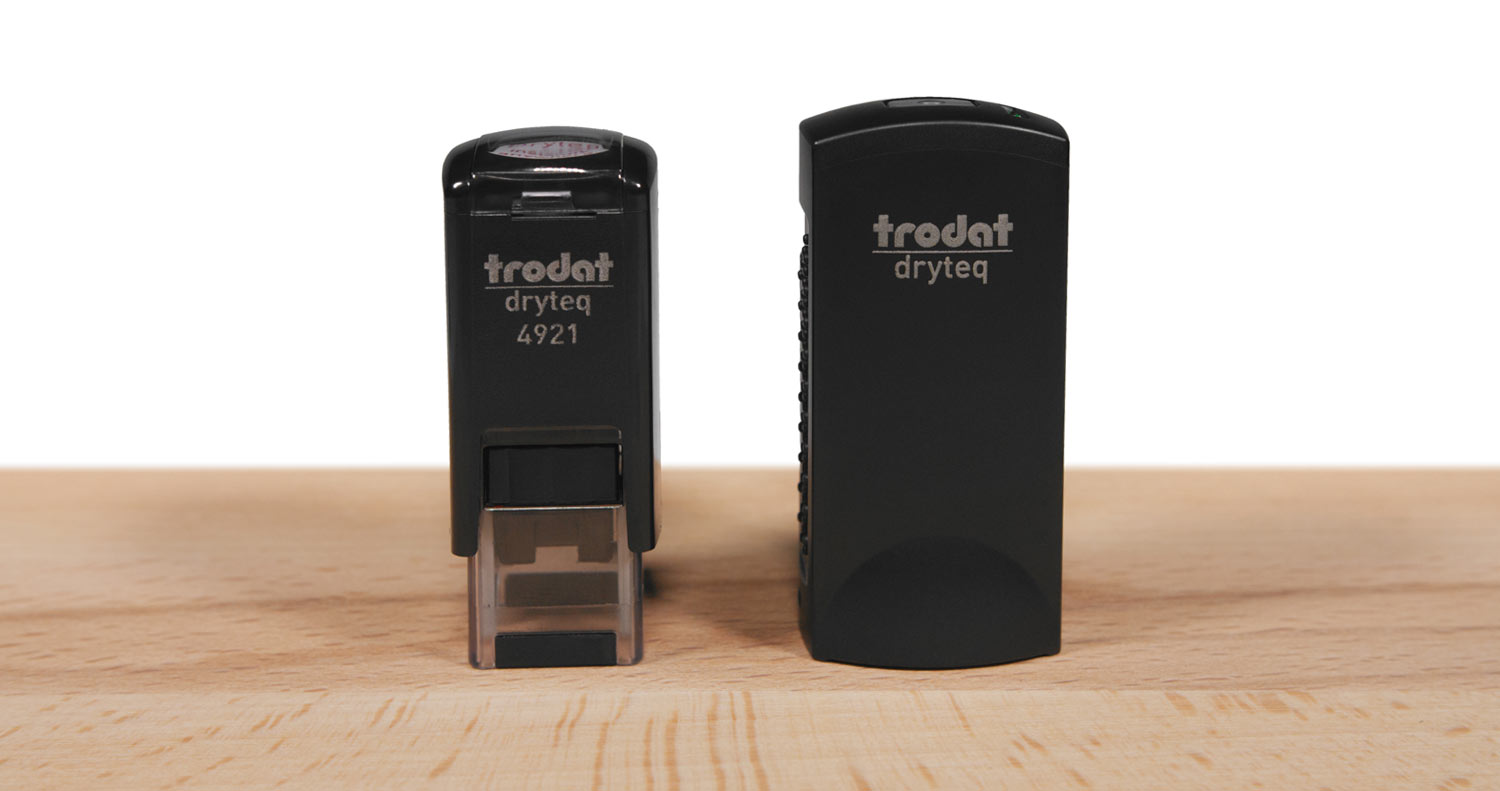 Trodat dryteq - der Stempel mit sofort trockener Tinte