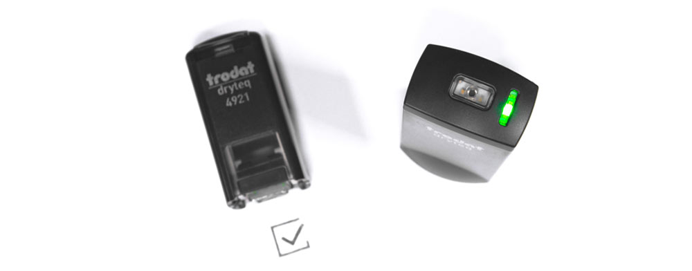 Trodat dryteq - der Stempel mit sofort trockener Tinte
